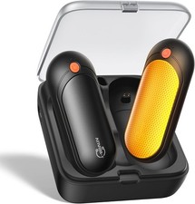 J-BRAUV Electric Hand Warmers 2-Pack  2000mAh & Charging Case Black RRP£28.99