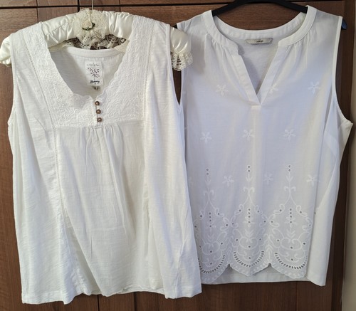 Sleeveless cotton tops size - cotton,