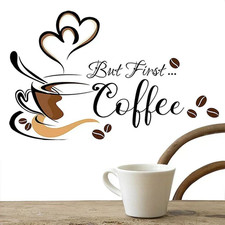 Coffee Cup Wall Stickers DIY