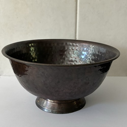 Antique hammered copper mixing - antique,