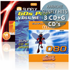 Sunfly Karaoke Hits Triple CDG Set CD+G Discs 48 Chart Hit Tracks Decades Vol 15