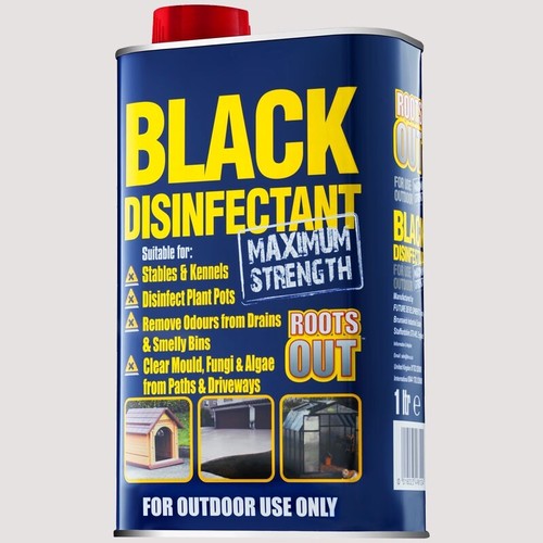 Black disinfectant roots out - disinfectant,