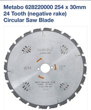 Metabo 628220000 254mm x 30mm