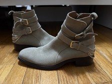 ALDO MEN’S zip boot gold chain detail size 10