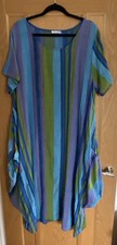 BNWOT Linen Striped Lagenlook