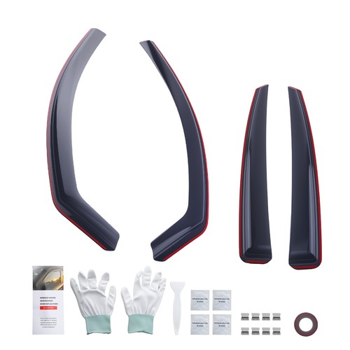 Door acrylic wind deflectors - acrylic,
