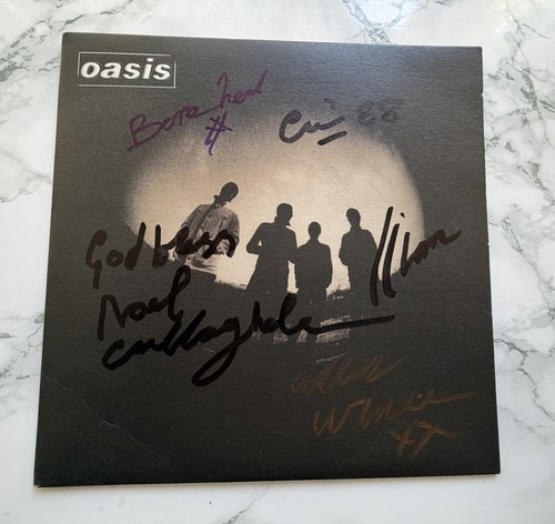 Oasis lyla vinyl - signed, by