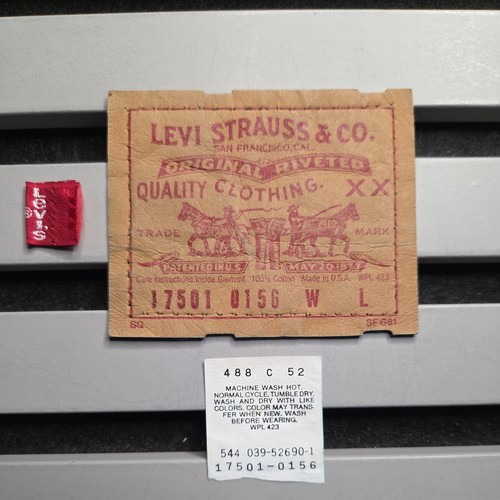 Vintage levi 17501 red tab - vintage, levi's