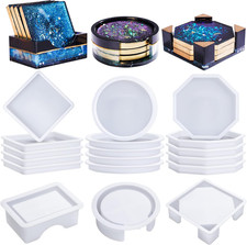 LET'S RESIN 18 Pcs Coaster