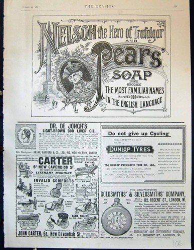 Antique old print 1897 nelson - print,