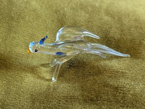 Murano glass bird - parrot, some