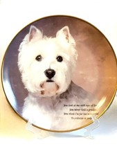 West Highland White Limited Edition Collector Plate "POETRY OF THE WESTI"