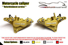 Suzuki GSX-R600 SRAD front brake caliper rebuild refurbishment service 1999 2000