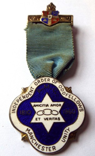 1960 ioof hallmarked silver - 1960,