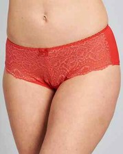 Playtex Lace Briefs Size 16 XL Sexy Underwear Red