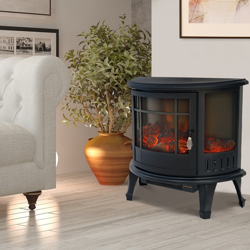 Panoramic effect led fireplace - effect,