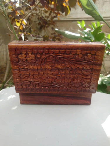 Hand carved sheesham - hand-carved,