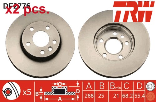 Pcs front brake - pcs, set