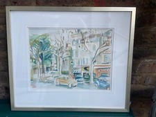 Fred Yates watercolour, French