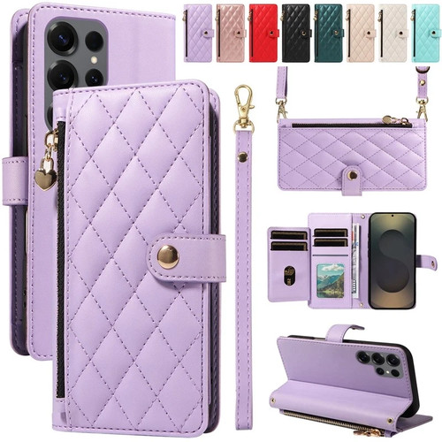 Leather zipper purse wallet - purse,