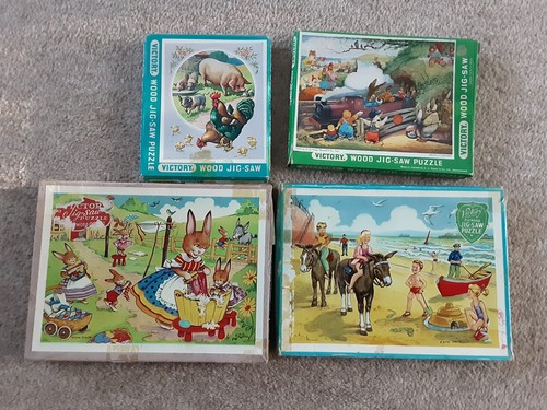 Vintage victory wooden jigsaw - vintage,