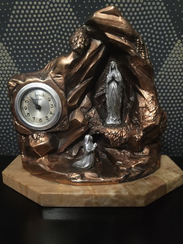 Vintage lourdes grotto - lourdes, copper