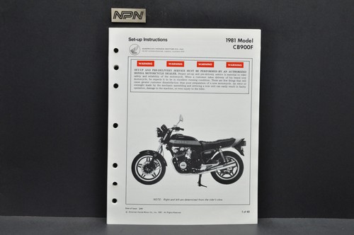 Vtg nos 1981 honda cb900 - vtg, 900