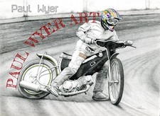 Paul Wyer Speedway Rider - A4