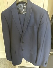 Scott & Taylor Occasions Tailored Fit  Blue Suit Jacket and Trousers