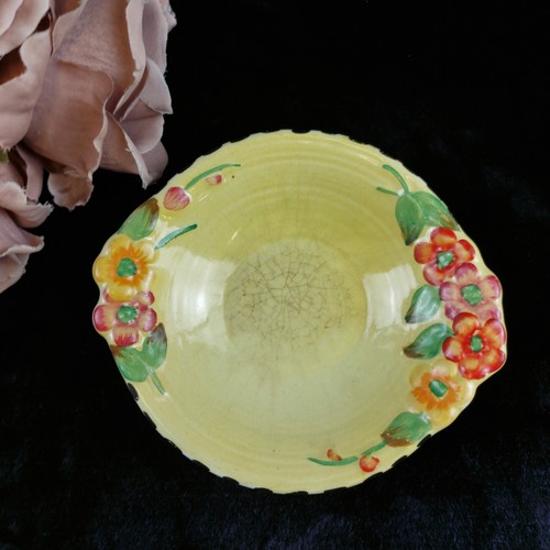 Maling yellow floral dish - maling,