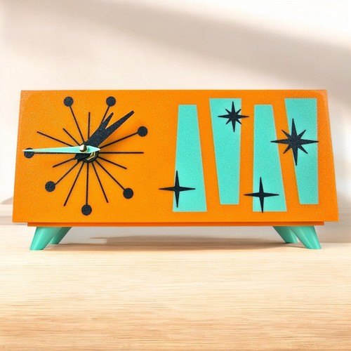 Cosmic starburst desk clock - cosmic,