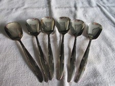 ONEIDA Community EPNS Silver Flower Ice Cream - Sundae Spoons