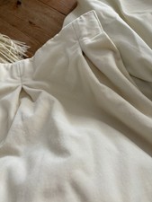 CREAM 100% COTTON VELVET