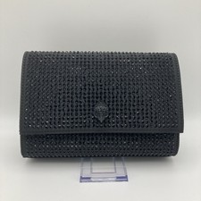Kurt Geiger London Clutch Bag Black Crystal Eagle Head Shoulder Handbag