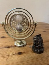 HARRY POTTER Time Turner Clock Egg Timer & Chess Piece Collectable
