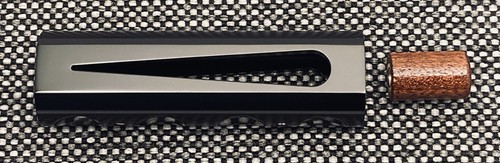 Black aluminum parking brake - black,