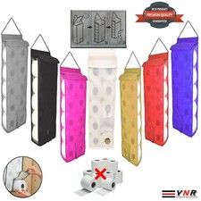 Hanging Toilet Roll Holder Organiser Storage bathroom fabric storage dispenser 