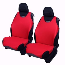 2 Red Front Car Seat Covers
