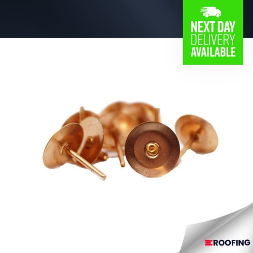 Samac copper disc rivets - copper,