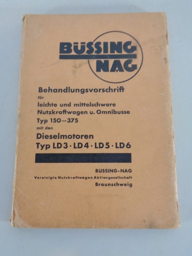 Operating manual buessing - operating/manual,