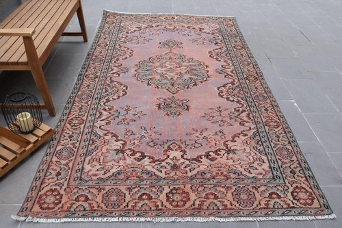 Vintage turkish rug 4x9 1 - rug,, 5,4x9,1