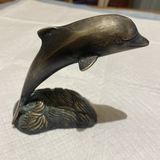 Bronze Dolphin Sculpture
