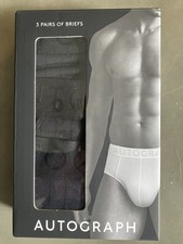 M&S AUTOGRAPH 3 PAIRS BLACK