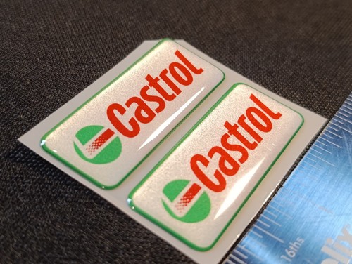 Castrol gel decals helmet - decals,,