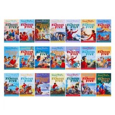 The Famous Five series 21 Books Collection Set by Enid Blyton  - Age 7-9+ - PB