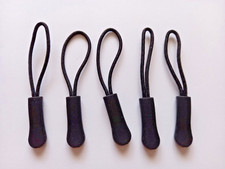X5 BLACK ZIP ZIPPER EXTENDER CORD EXTENSION REPLACEMENT PULLER PULL REPAIR TAG