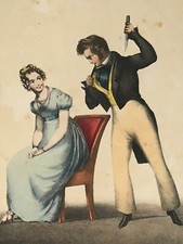 There is no danger Lithograph JEAN GABRIEL SCHEFFER Martinet Villain 1824