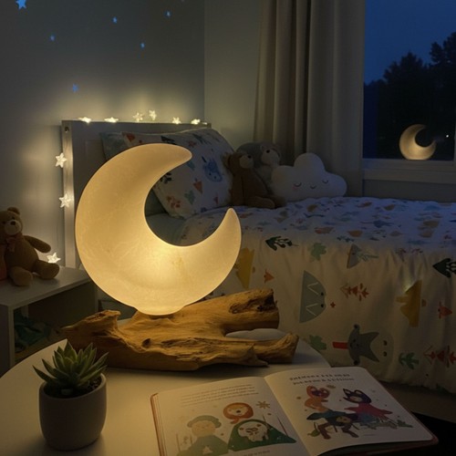 Driftglow lamp crackle half - lamp,