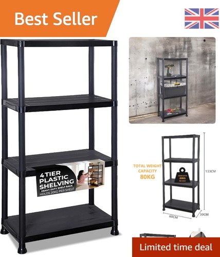 Tier sturdy plastic - 4-tier,