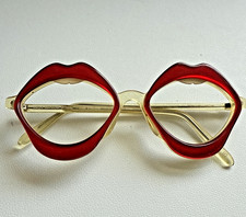 Vintage Anglo American Optical Eyewear Sunglasses Lips Handmade in England